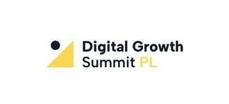 Logo konferencji Digital Growth Summit PL, symbolizujące rozwój w erze cyfrowej.