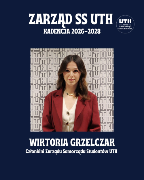 wiktoria grzelczak członkini zarządu samorządu uth