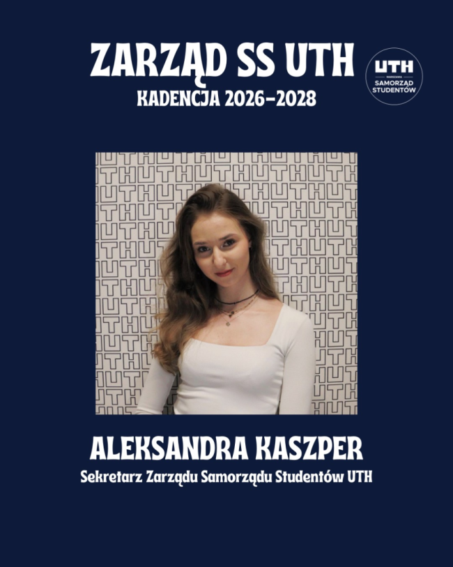 aleksandra kaszper sekretarz samorządu uth