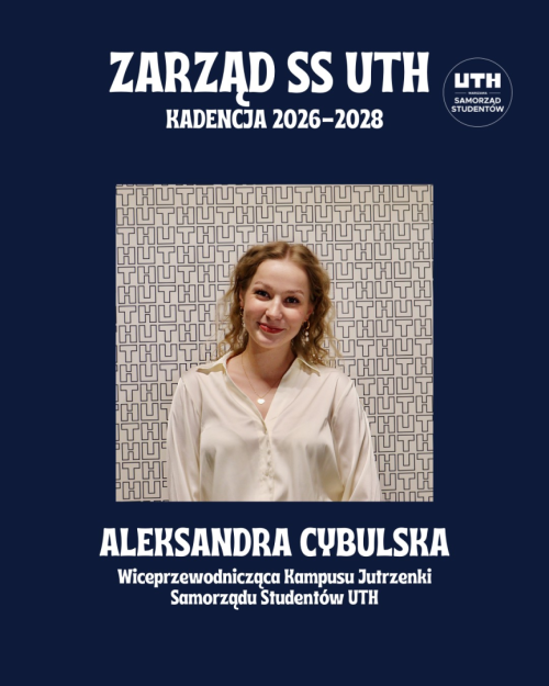 aleksandra cybulska wiceprzewodnicząca samorządu uth
