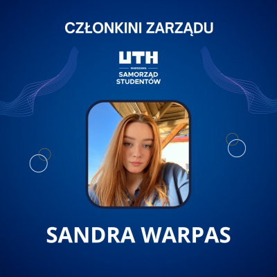 sandra warpas członkini zarządu samorzadu uth