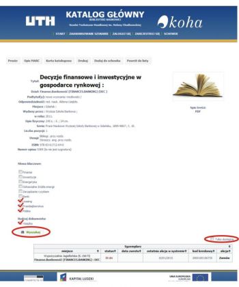 system biblioteczny UTH