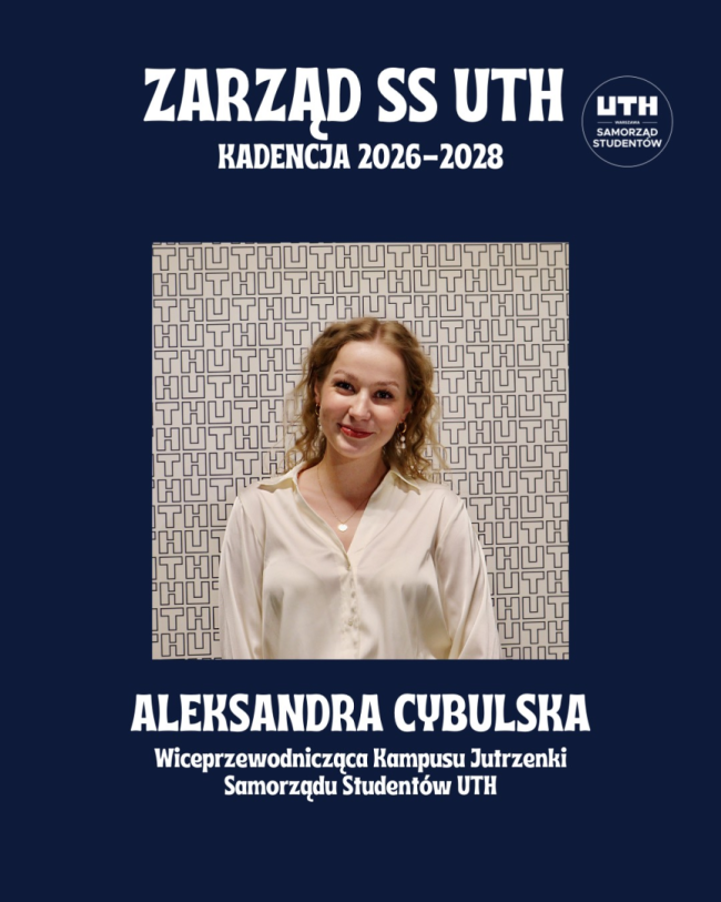 aleksandra cybulska wiceprzewodnicząca samorządu uth