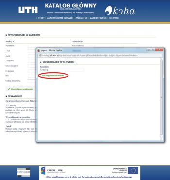 system biblioteczny UTH