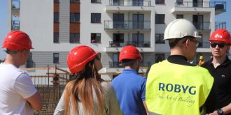 Nasi studenci odwiedzili inwestycję ROBYG Young City 2 na Bemowie.