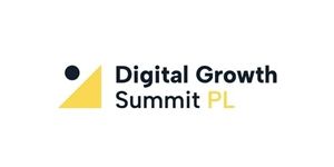 Logo konferencji Digital Growth Summit PL, symbolizujące rozwój w erze cyfrowej.