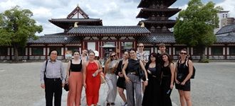 Studenci UTH na wyjeździe edukacyjnym w Japonii