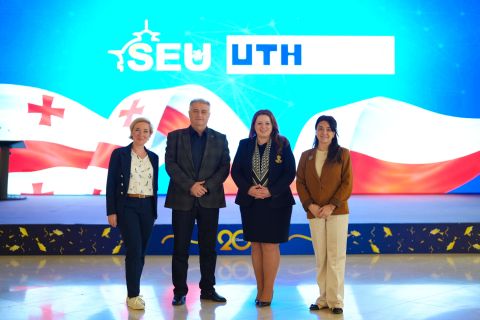 Galeria: Delegacja UTH w Georgian National University, obraz 6 z 9