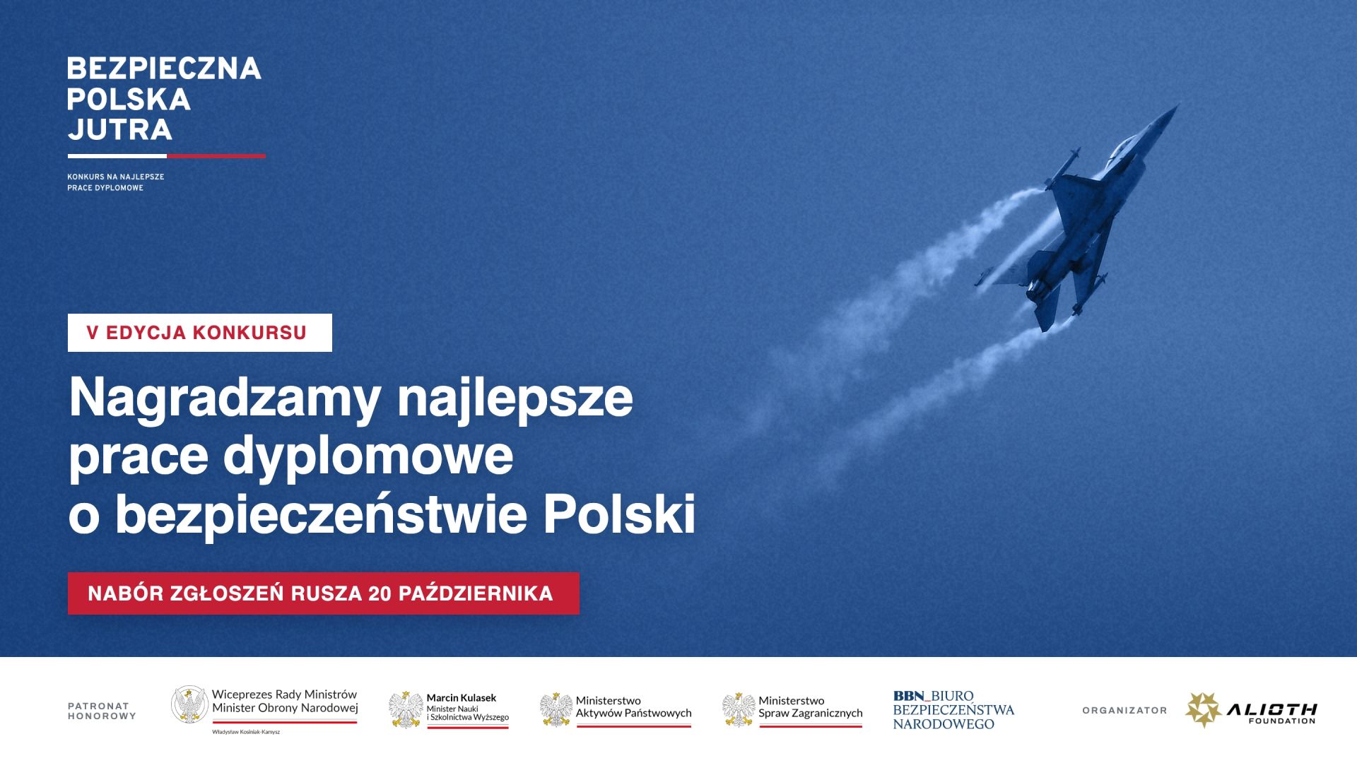Konkurs na prace dyplomowe o bezpieczeństwie Polski, z samolotem w tle, rozpoczyna się 20 października.