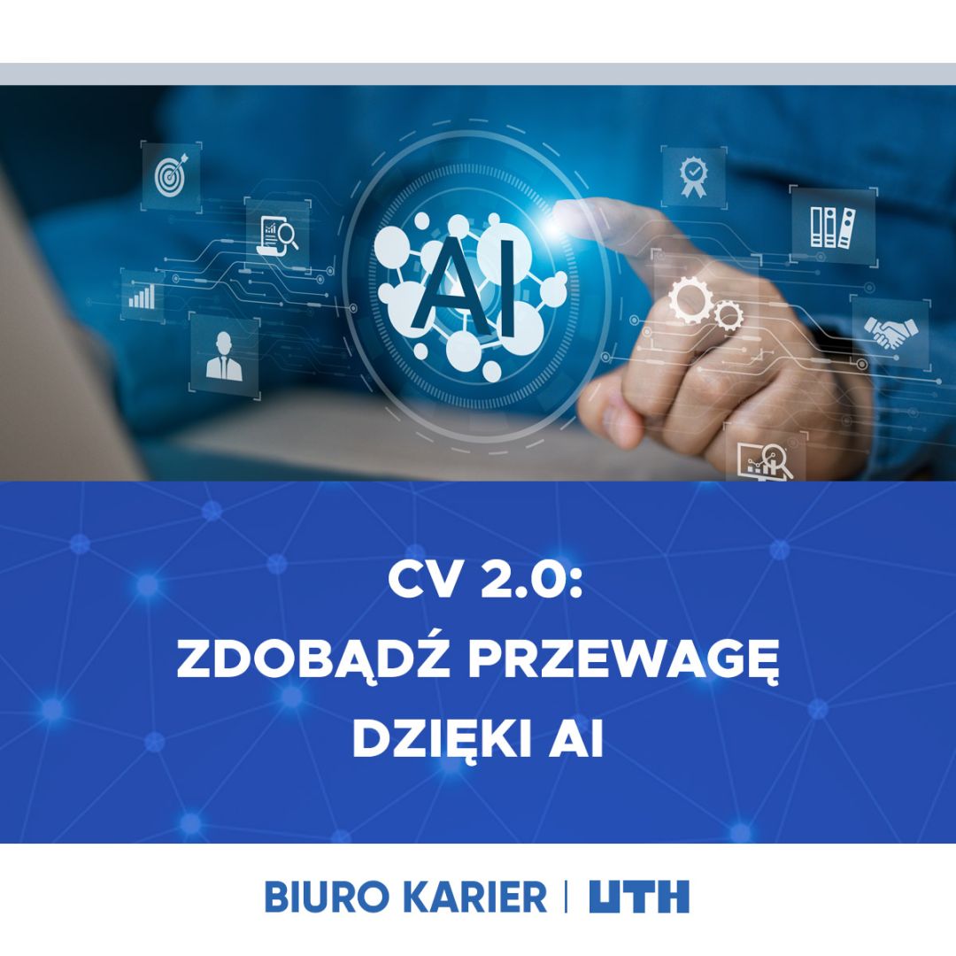 Grafika szkolenia - „CV 2.0: Jak wykorzystać AI, by zdobyć wymarzoną pracę?”