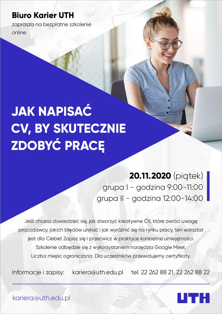 Szkolenie online z zakresu przygotowania CV