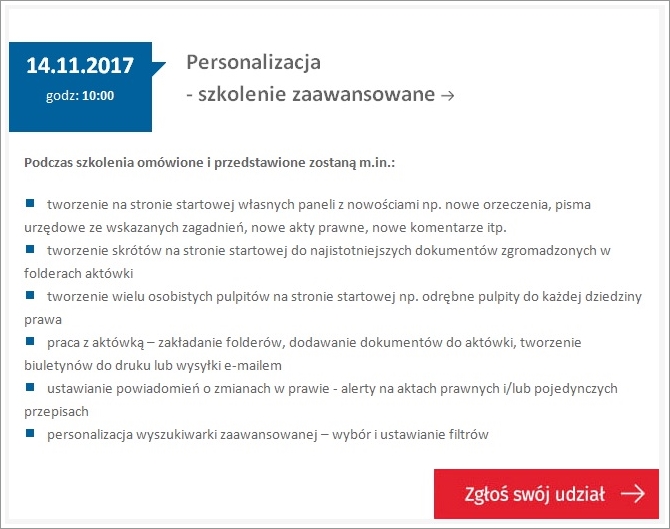 Szkolenie online: Personalizacja - szkolenie zaawansowane