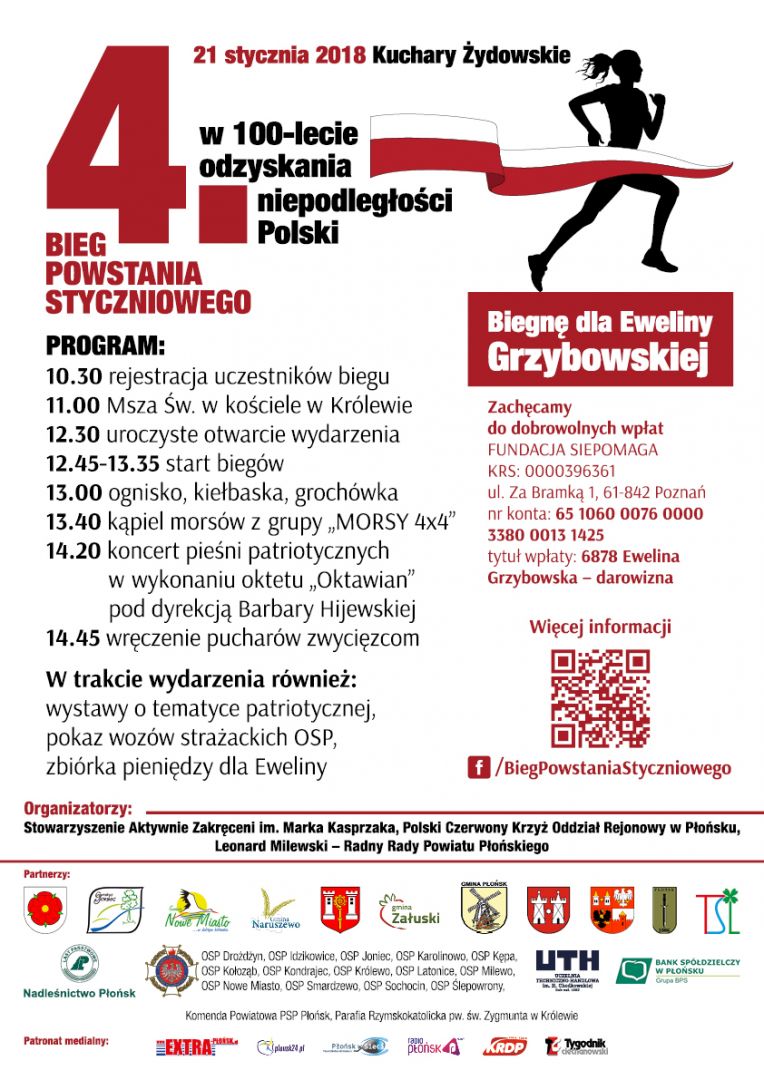 4. Bieg Powstania Styczniowego - zaproszenie