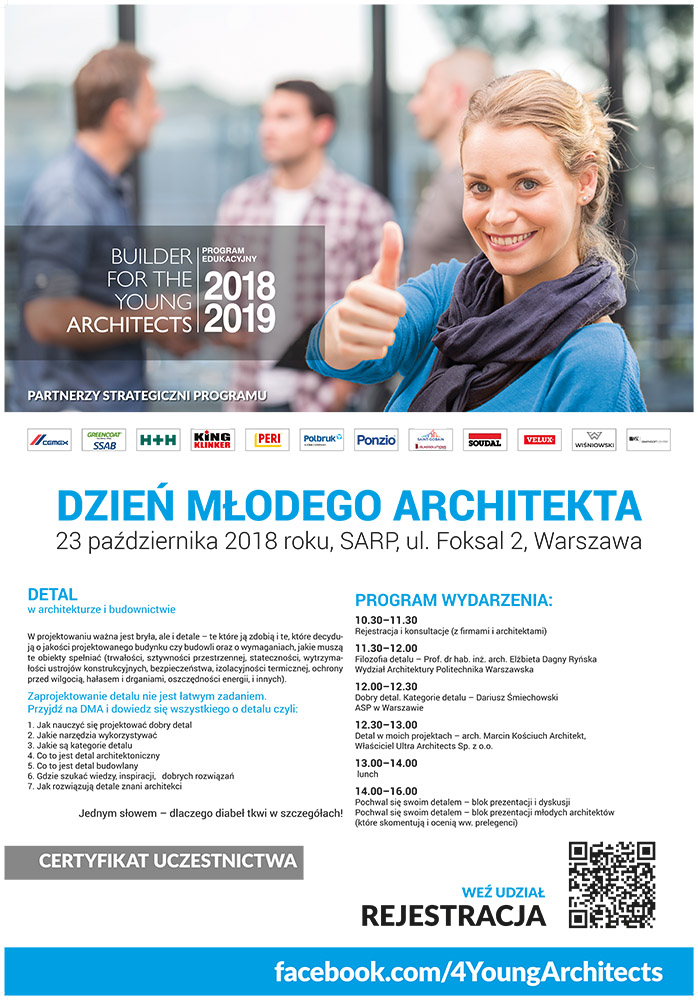 Dzień Młodego Architekta 2018 w SARP