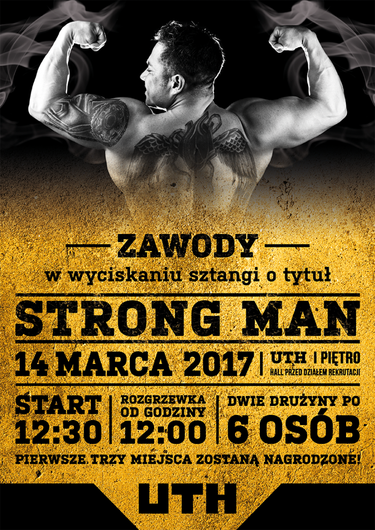 plakat turniej w wyciskaniu internet