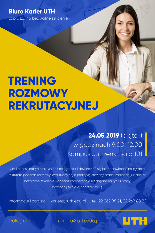 Trening rozmowy rekrutacyjnej | UTH