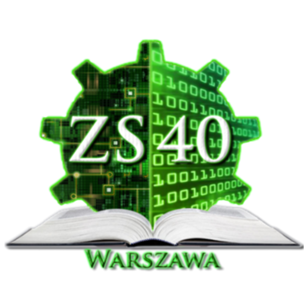 Logo ZS 40 w Warszawie