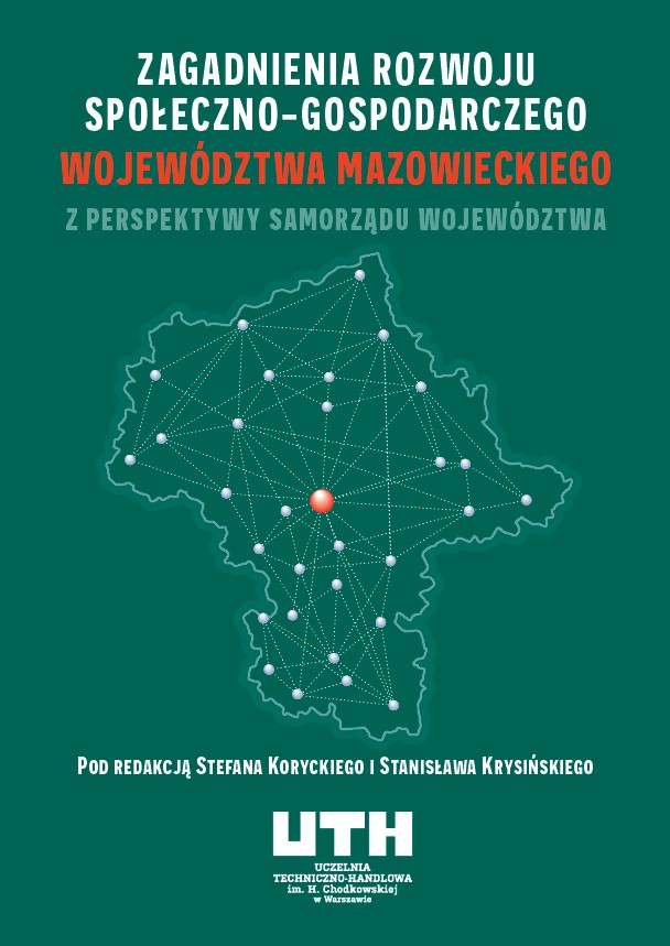 Okładka publikacji Zagadnienia rozwoju społeczno-gospodarczego województwa mazowieckiego